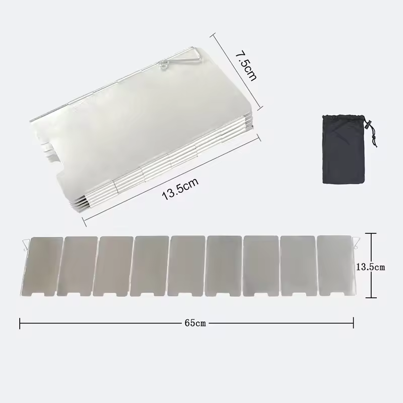 Camping Cooking Equipment Gas - Outdoor Stove Wind Shield Camping Windscreen