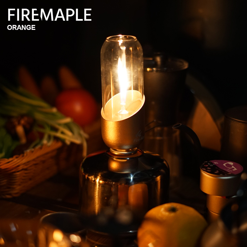 Camping Cooking Equipment Gas - Fire Maple Orange Gas Lantern Outdoor