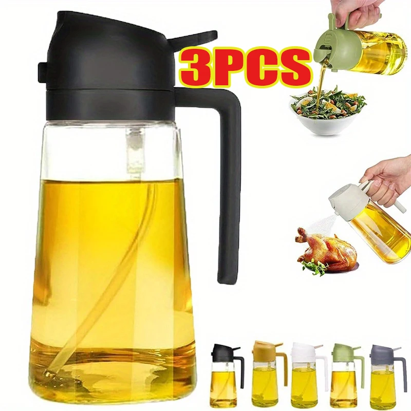Camping Cooking Recipes - Oil Spray 2-in-1 Plastic Household Kitchen