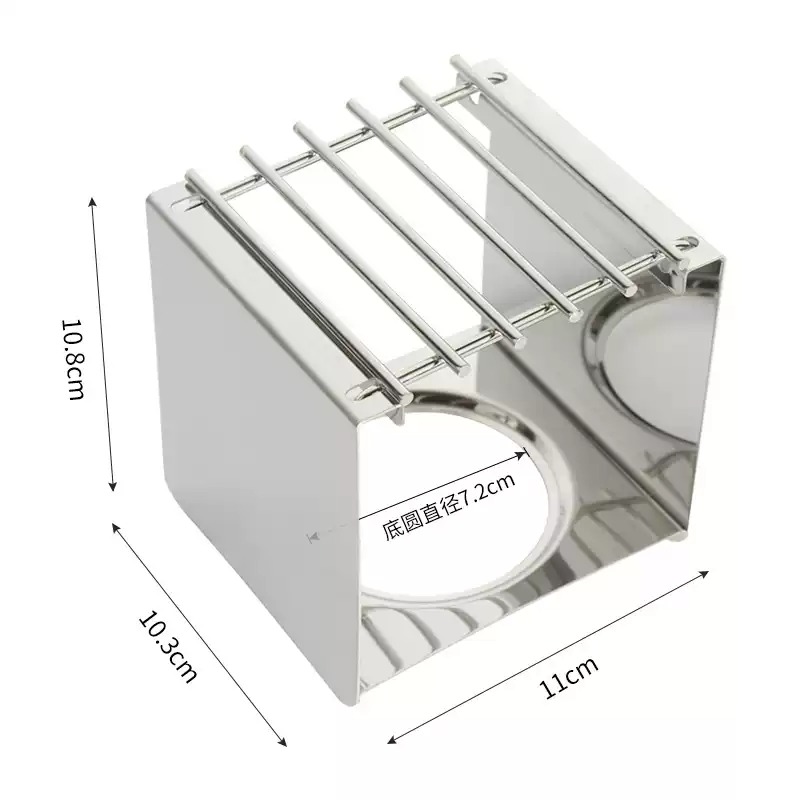 Camping Cooking Gear - Stainless Steel Square Coffee Stove Stand