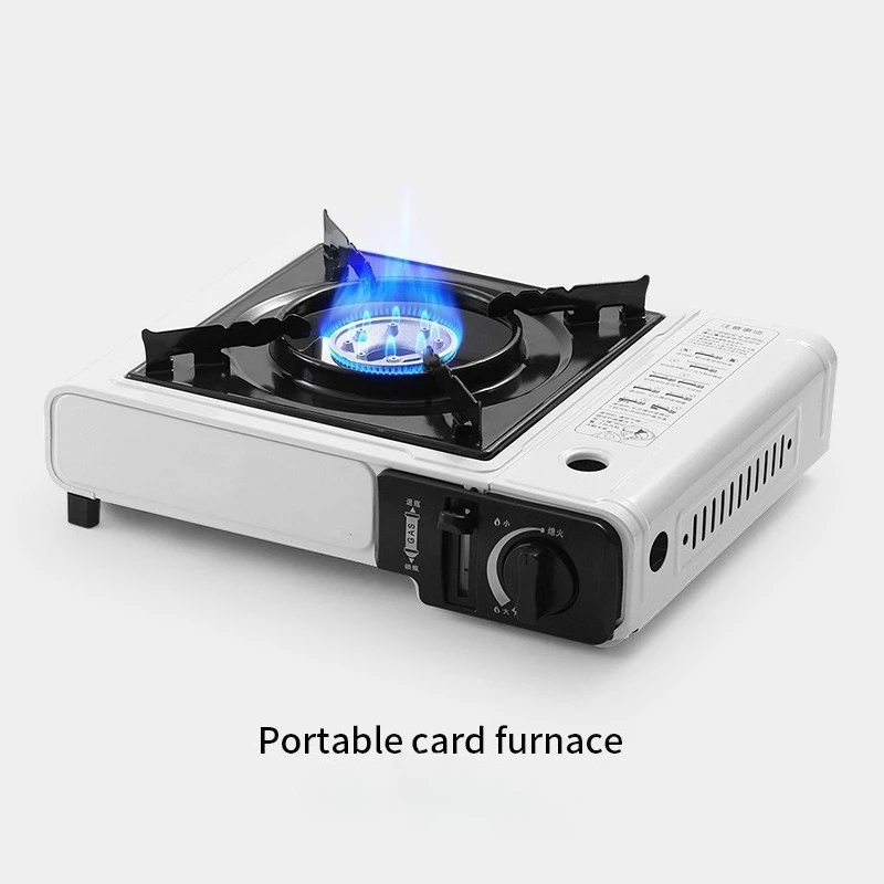 Camping Cooking Set Compact - Portable Gas Stove Compact Design for