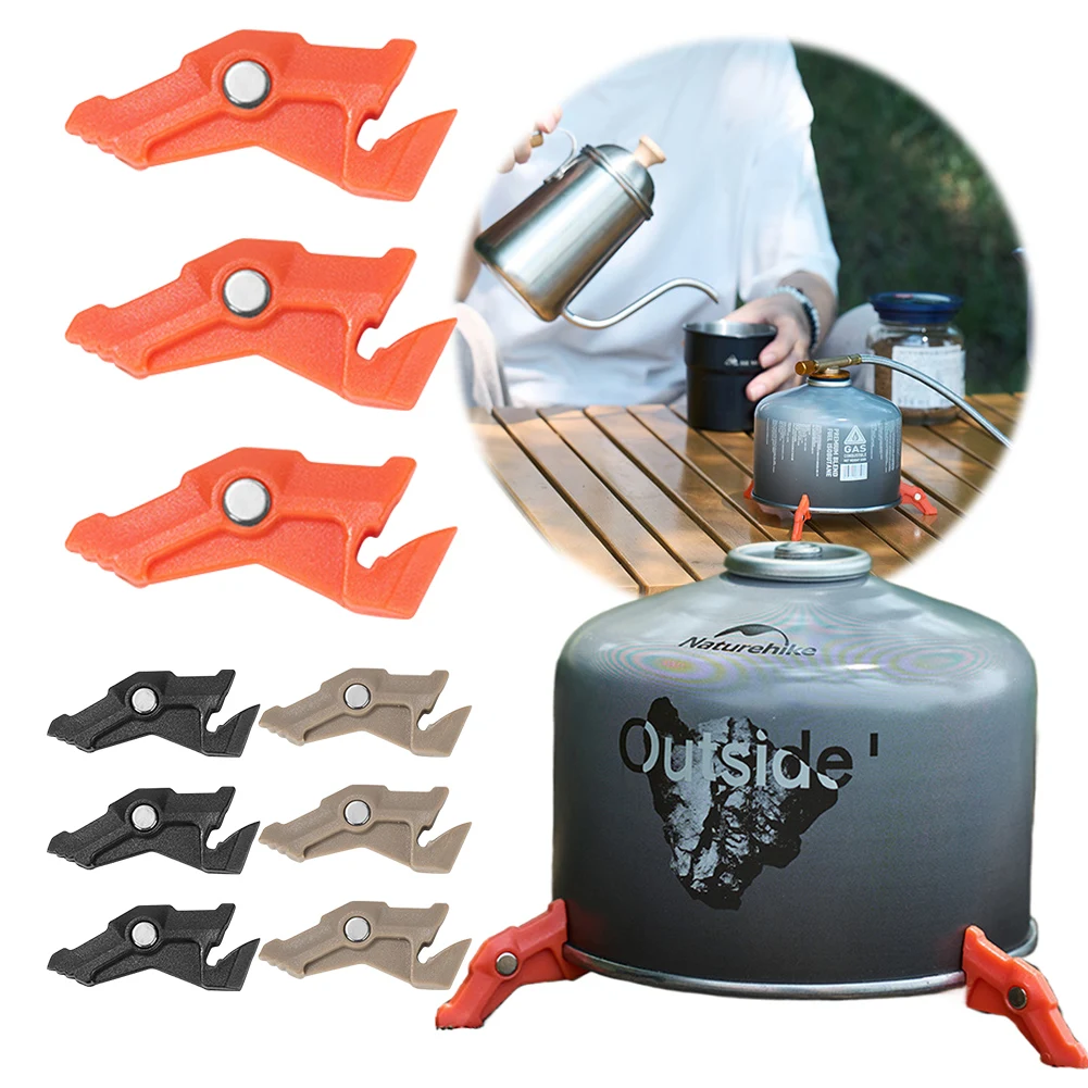 Camping Cooking Tripod - Magnetic Tripod Gas Tank Bracket Multifunctional