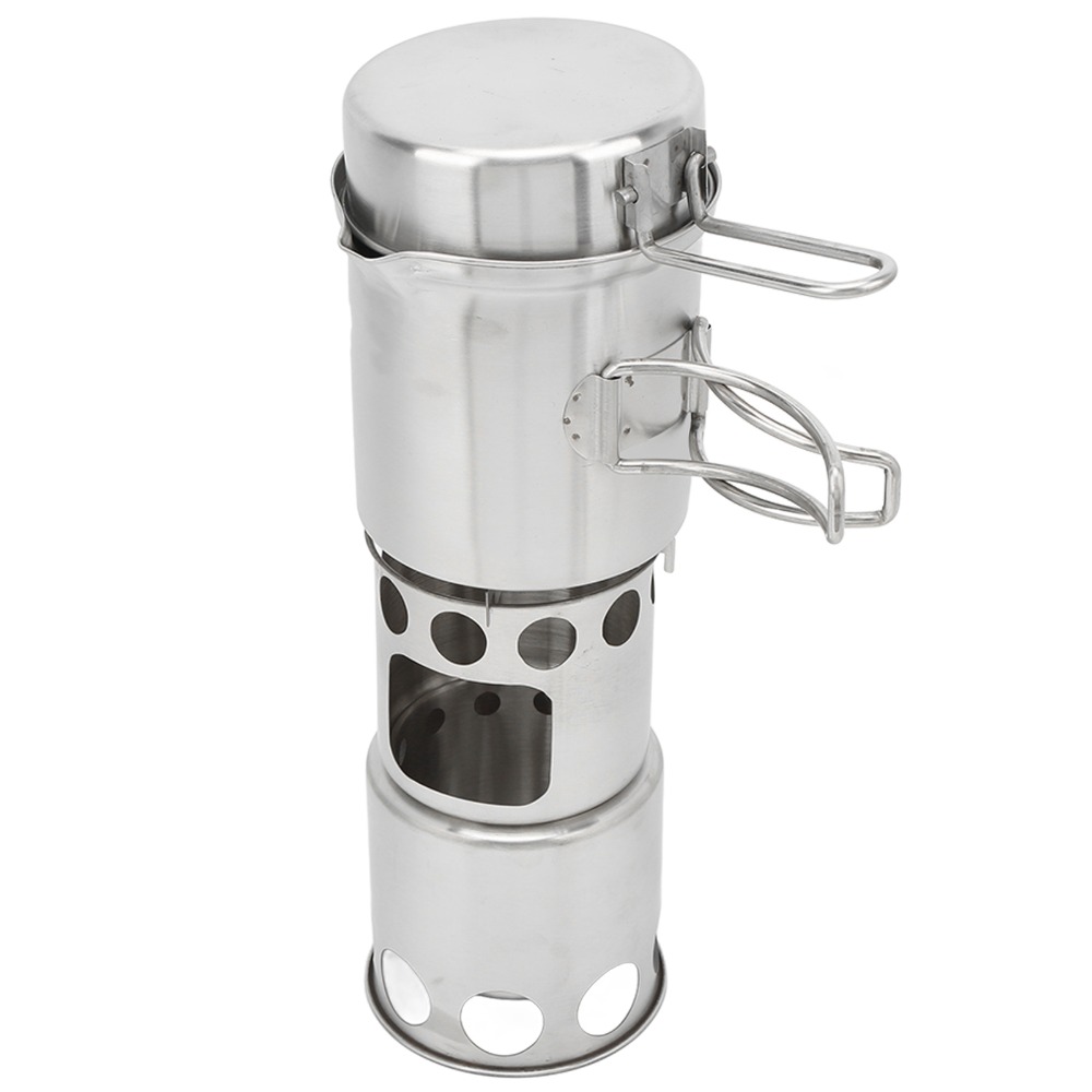 Stainless Steel Camping Cookwa - Camping Cooking Pot With Lid review and price