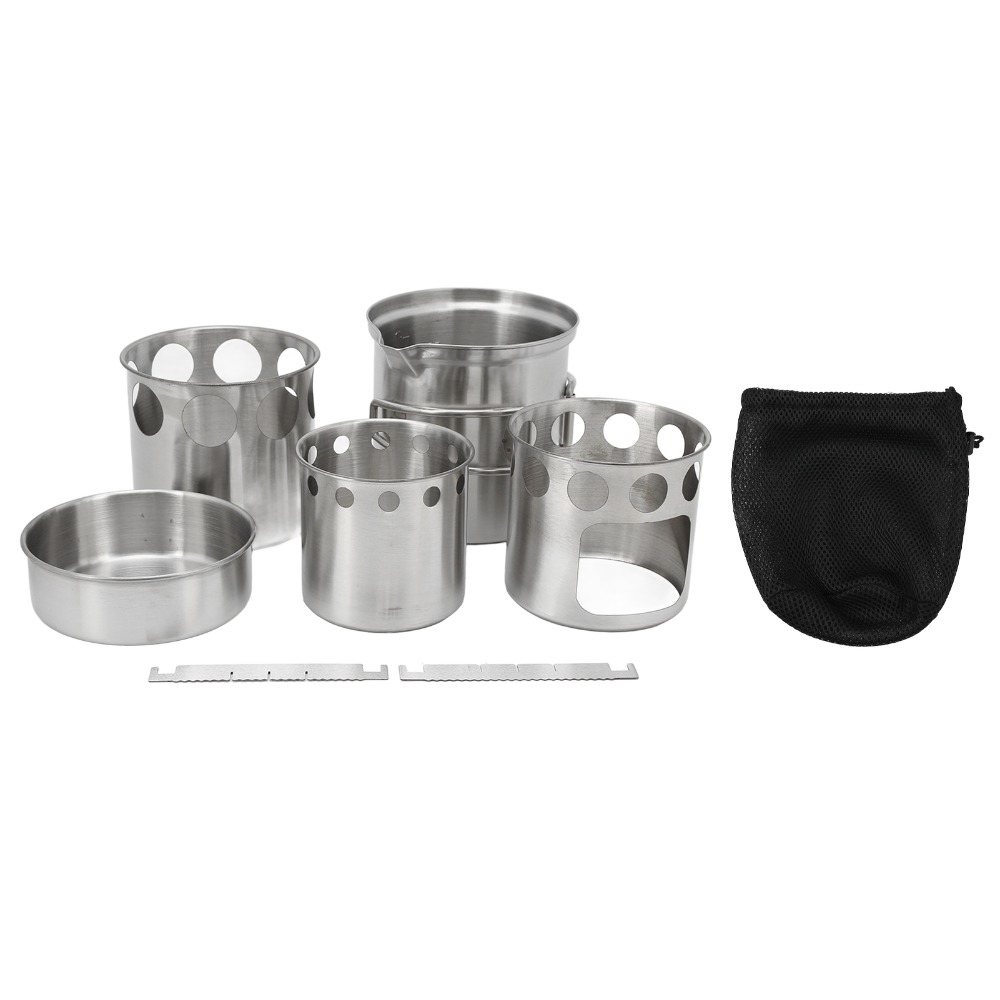 Stainless Steel Camping Cookwa - Camping Cooking Pot With Lid review and price