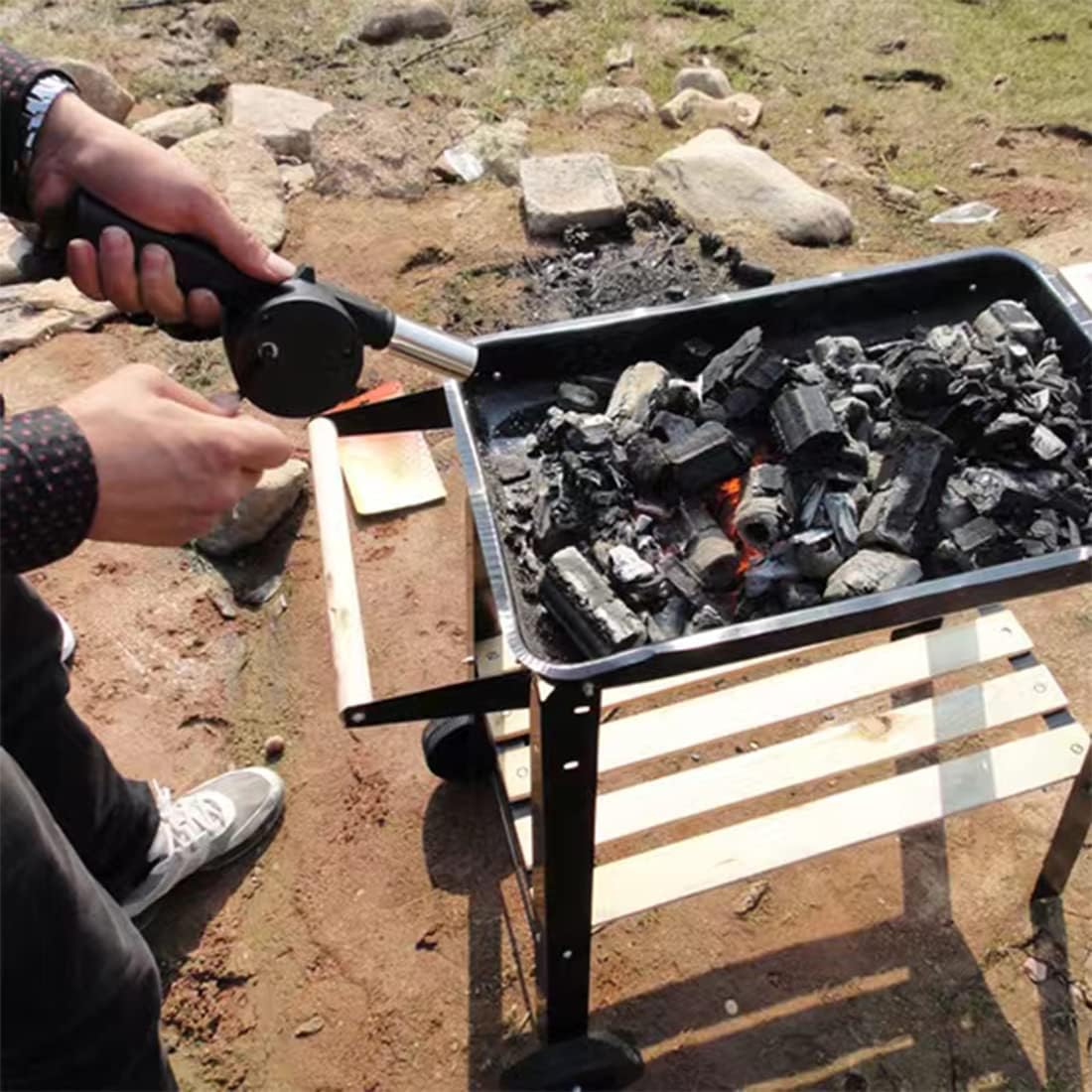 Outdoor Cooking Barbecue Blowe - Camping Cooking Recipes review and price