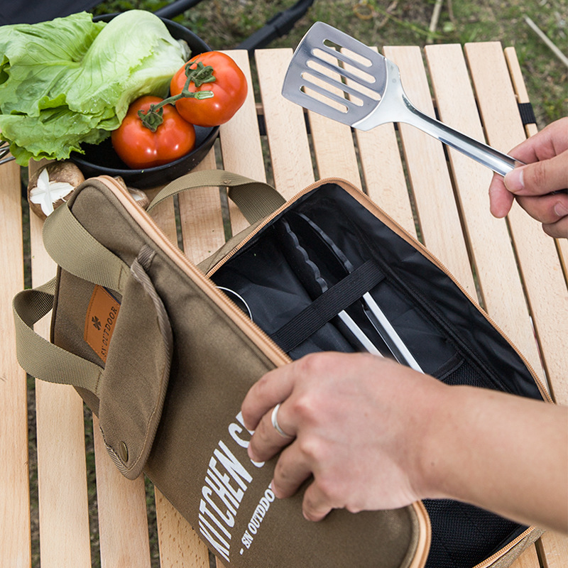 8pcs Camping Kitchen Cookware  - Camping Cooking Gear review and price