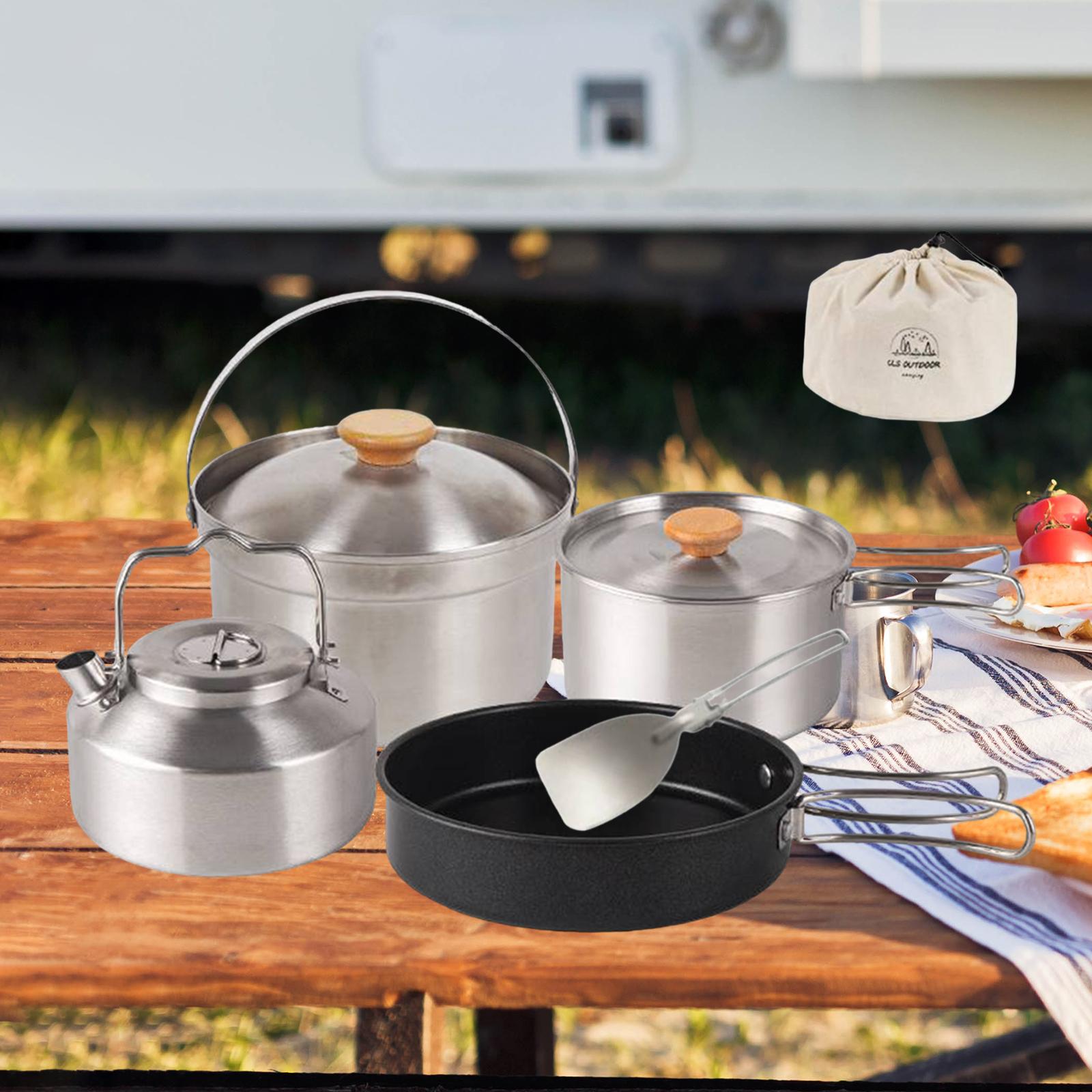 Camping Cookware Cook Gear Por - Camping Cooking Set Non Stick review and price