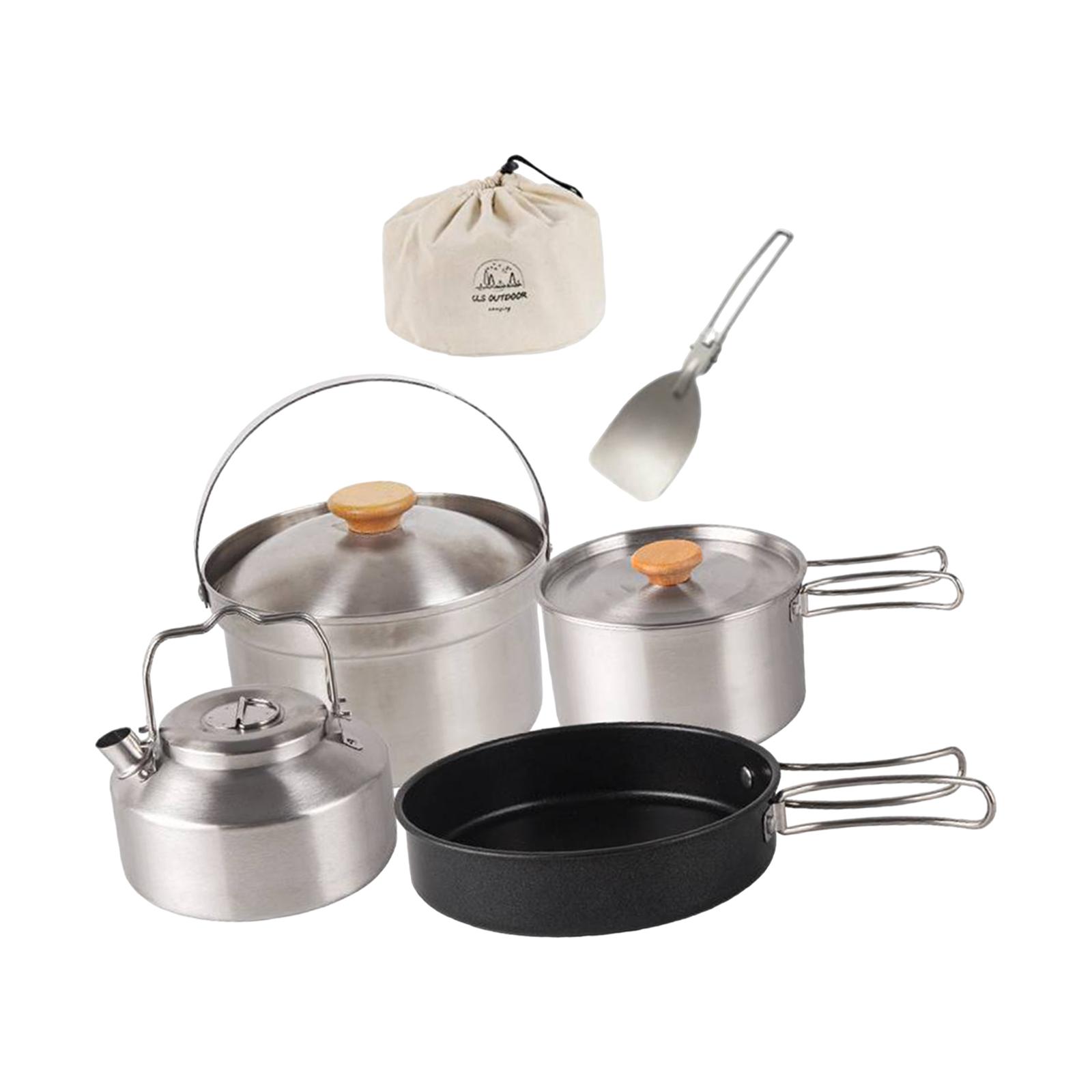 Camping Cookware Cook Gear Por - Camping Cooking Set Non Stick review and price