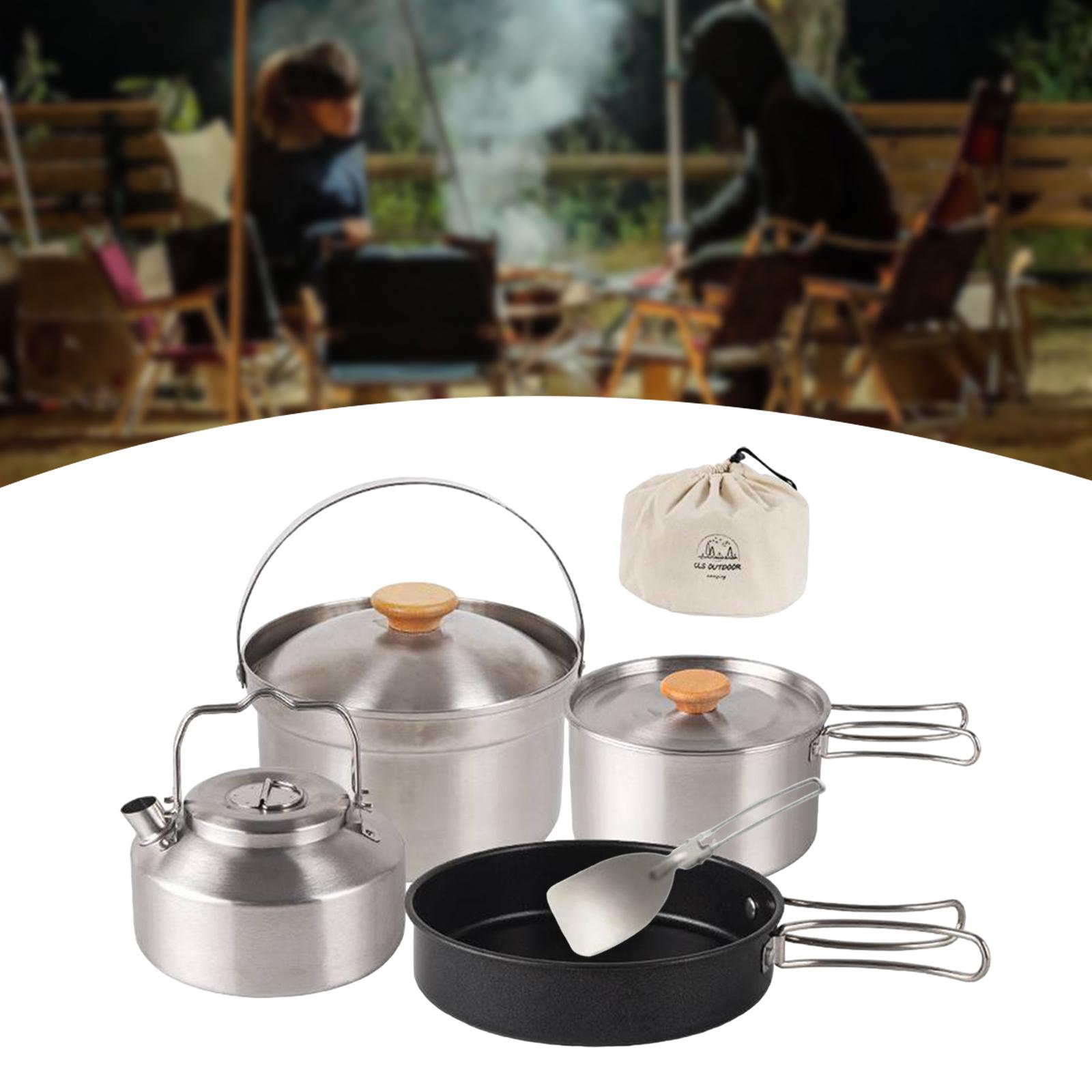 Camping Cookware Cook Gear Por - Camping Cooking Set Non Stick review and price