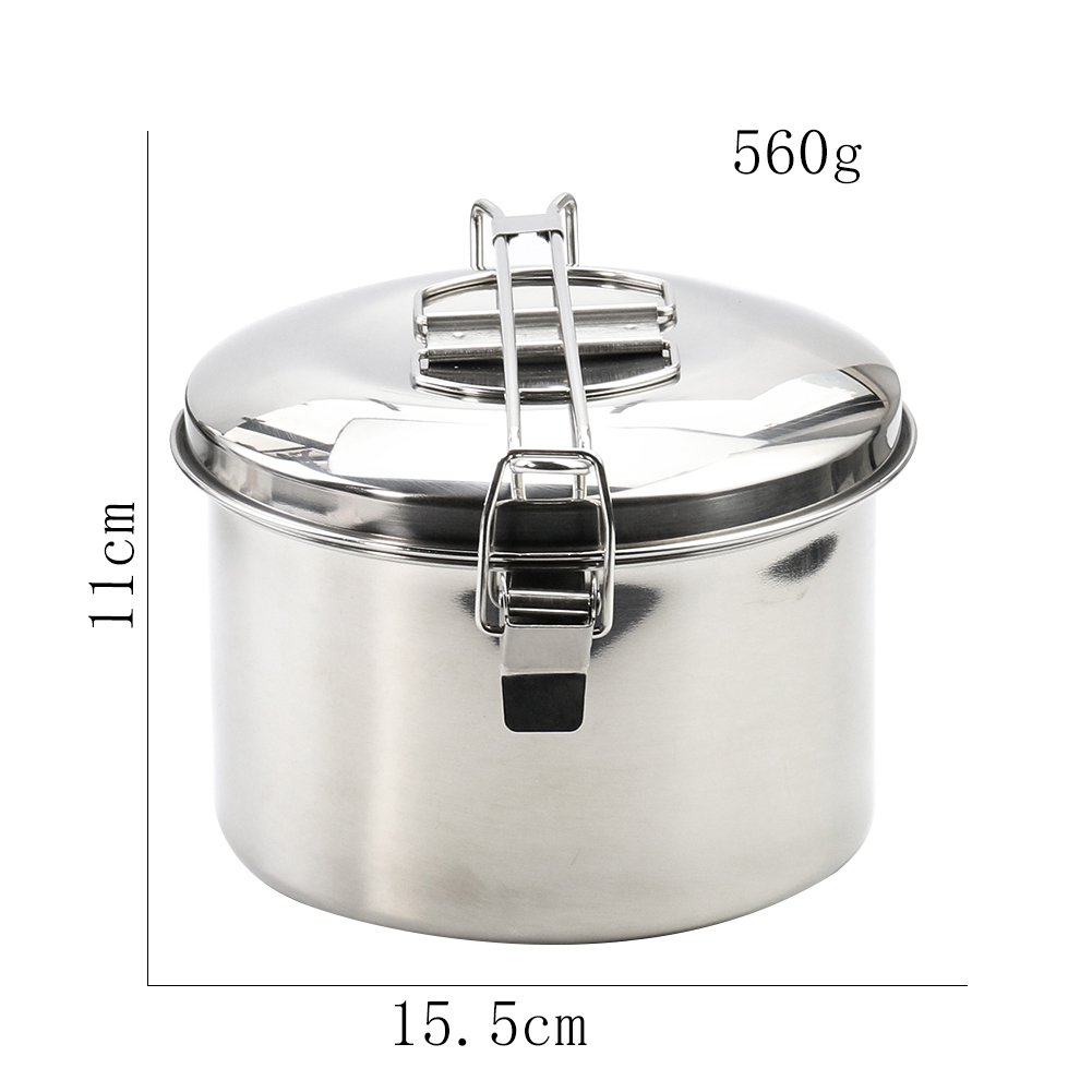 Stainless Steel Camping Hangin - Camping Cooking Pot With Lid review and price