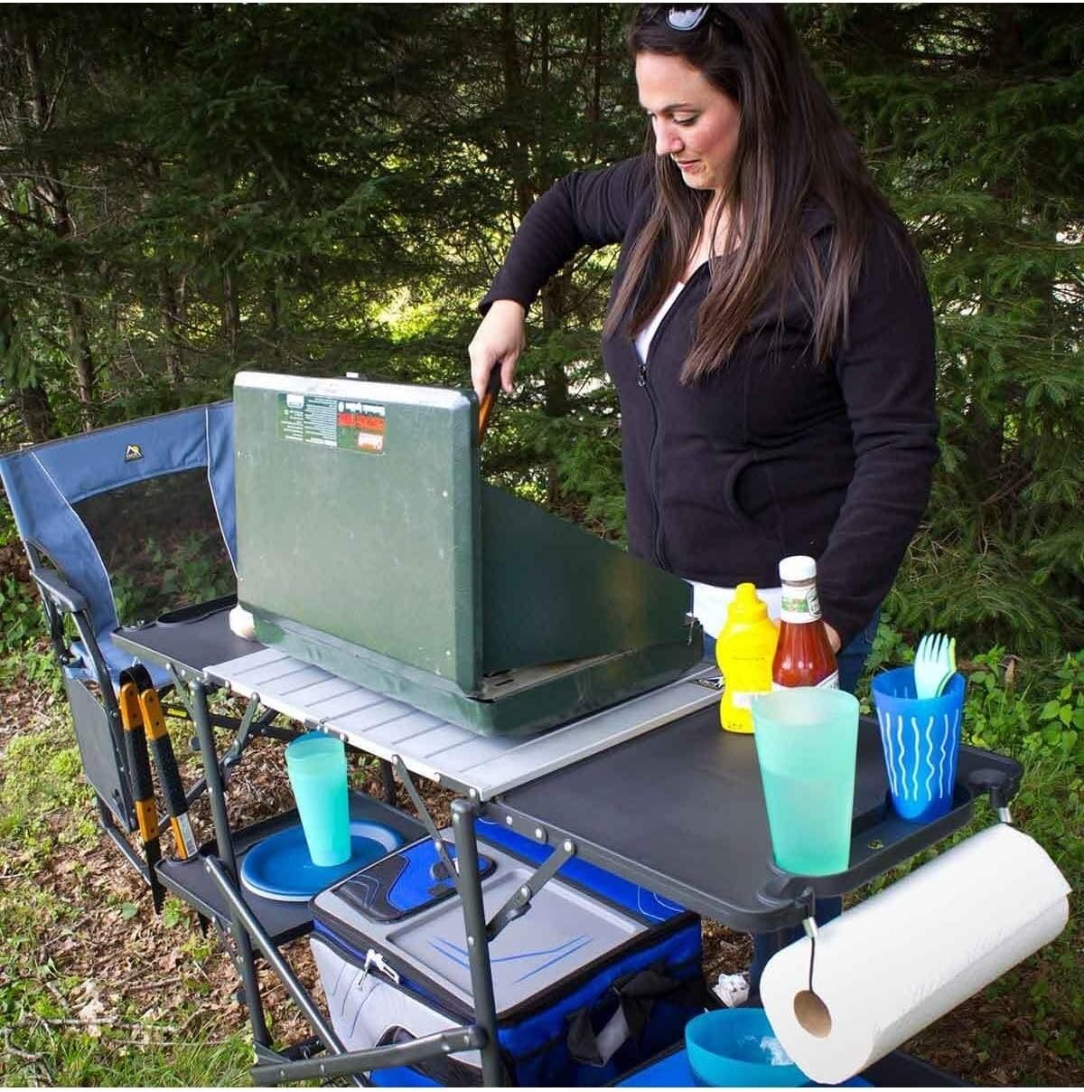 Slim Fold Portable Camping Kit - Camping Cooking Kitchen review and price