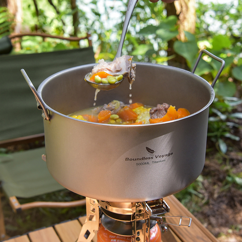 Boundless Voyage Titanium Pot  - Camping Cooking Gear review and price