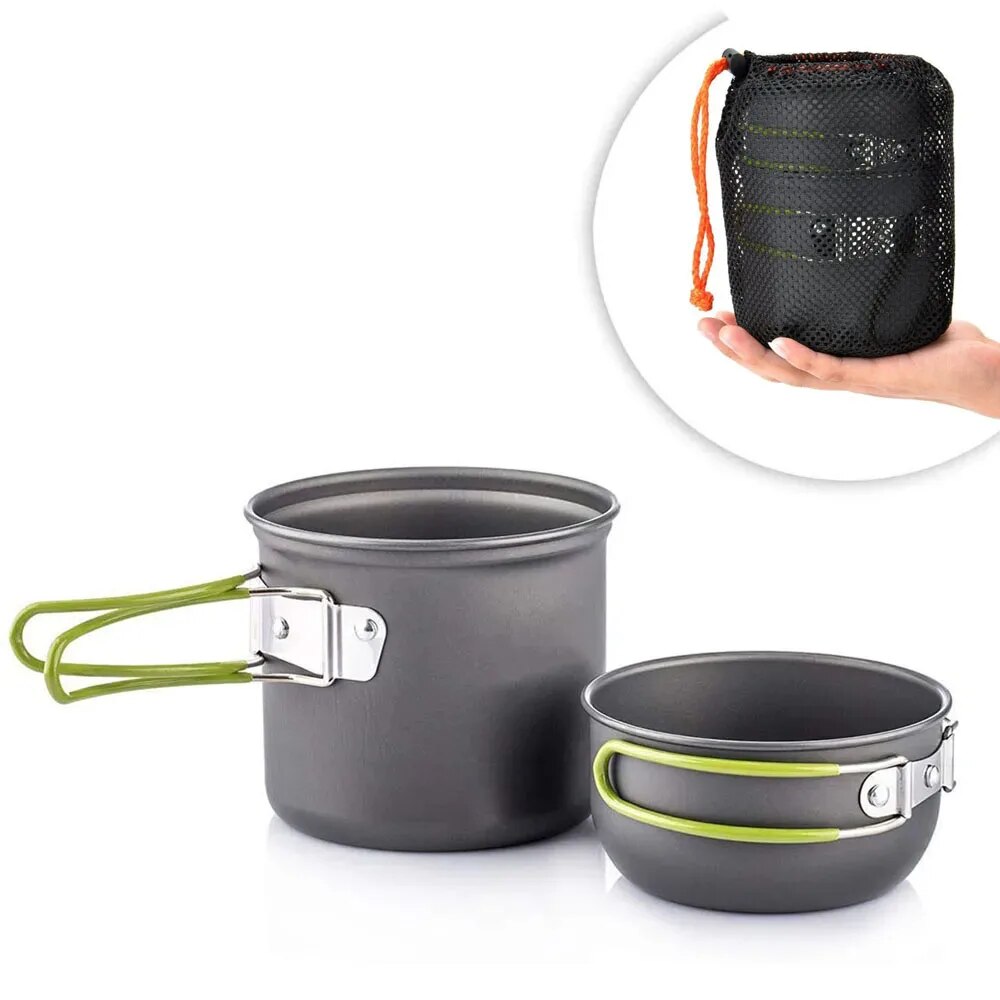 Camping Cookware Mess Kit Ultr - Camping Cooking Rice review and price