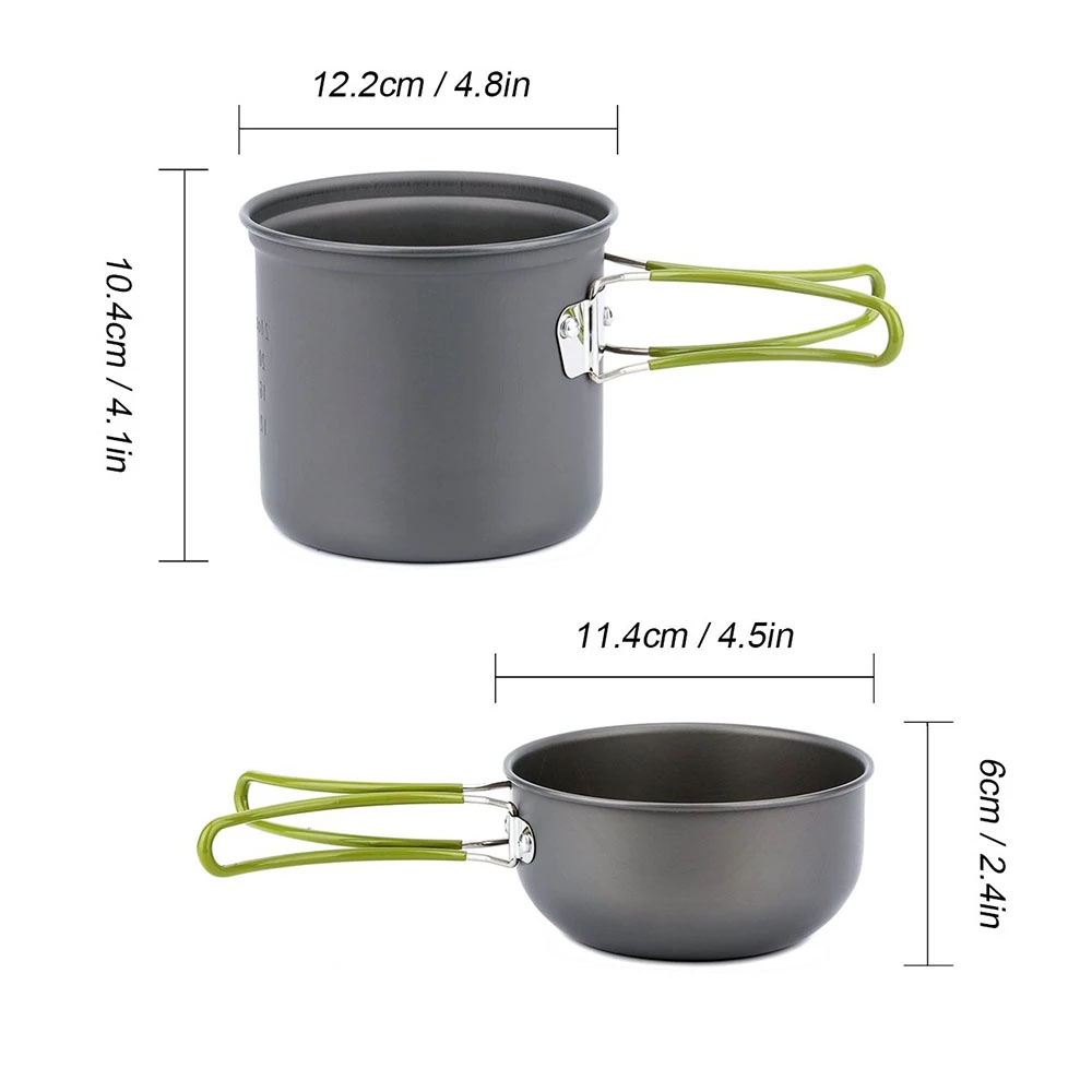 Camping Cookware Mess Kit Ultr - Camping Cooking Rice review and price