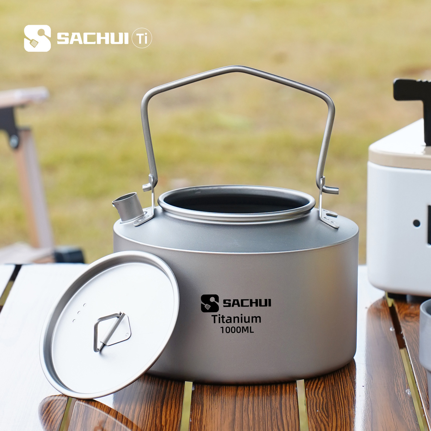 1000ML Pure Titanium Kettle Ou - Camping Cooking Gear review and price