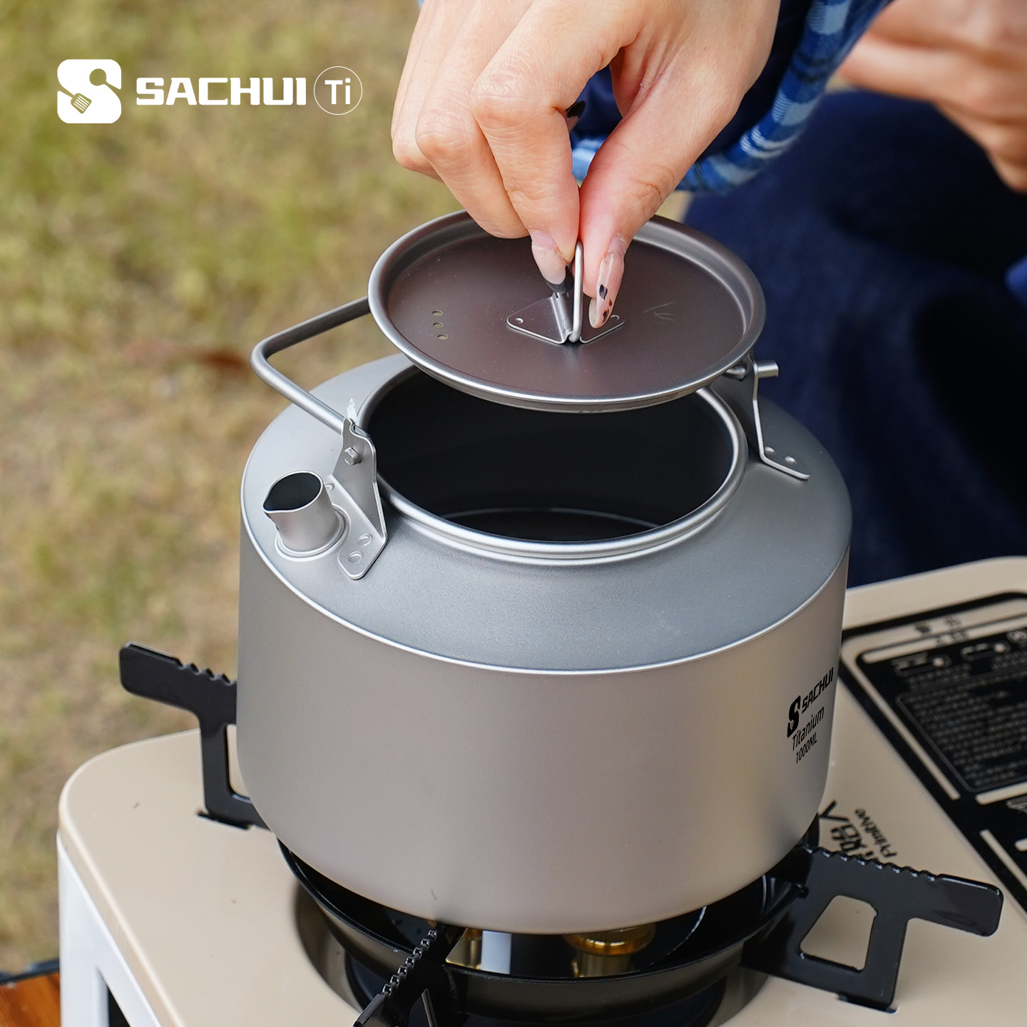 1000ML Pure Titanium Kettle Ou - Camping Cooking Gear review and price