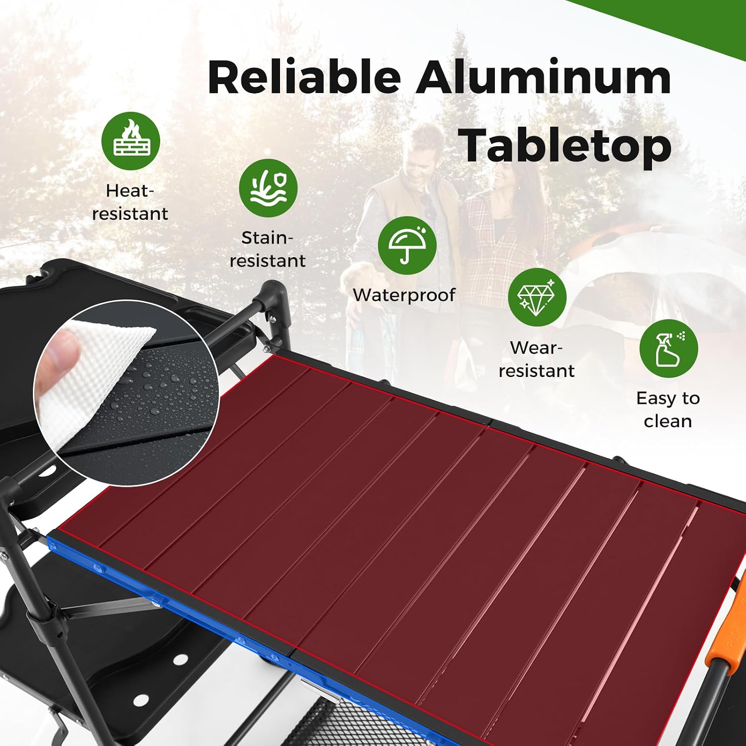 Portable Camp Cooking Table wi - Camping Cooking Table With Storage review and price