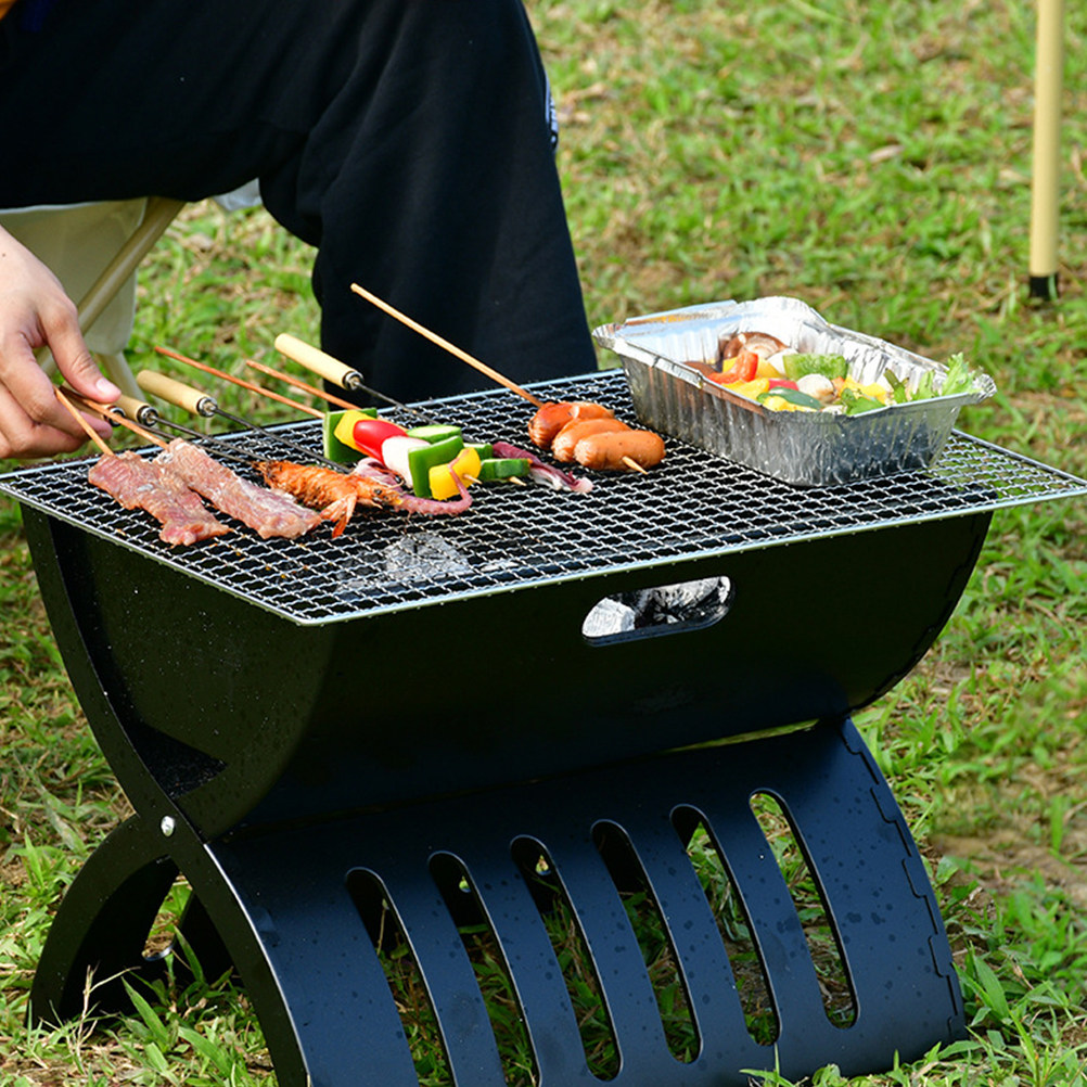 2Pcs Stainless Steel Barbecue  - Camping Cooking Set Non Stick review and price