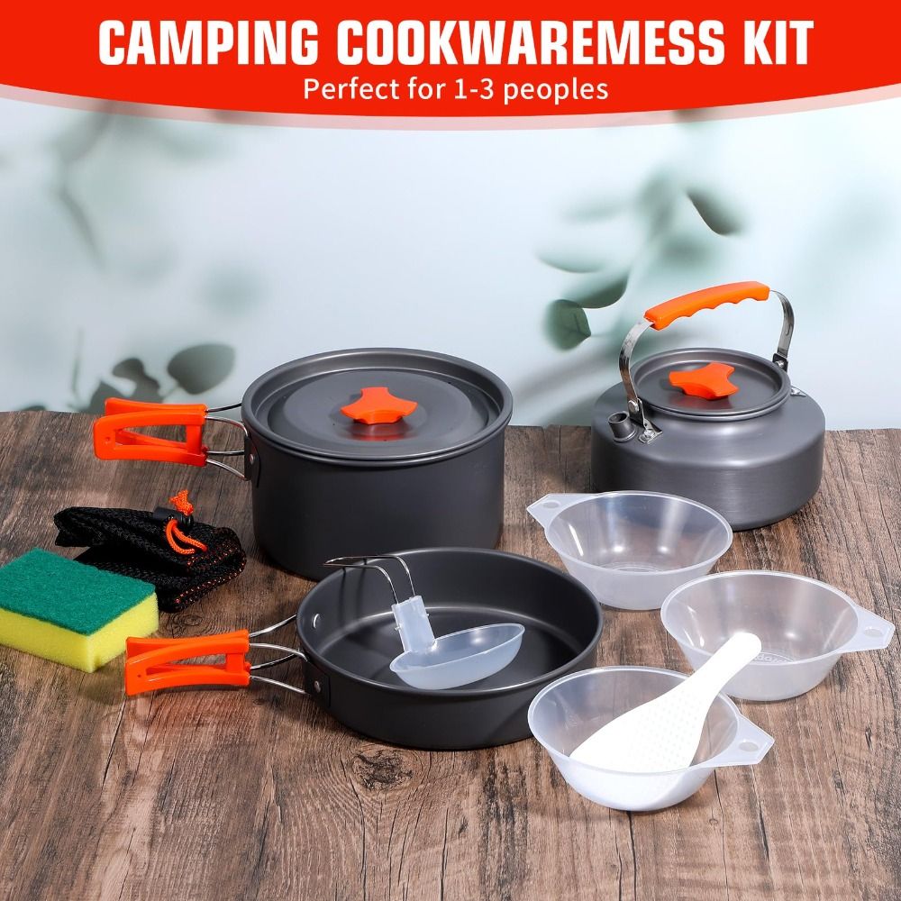 Aluminum Alloy Camping Cookwar - Camping Cooking Set Non Stick review and price