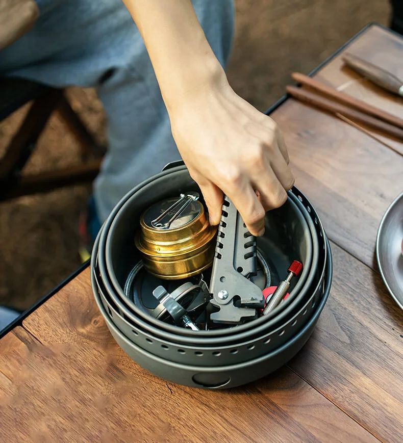 Camping Gas Stove Alcohol Stov - Camping Cooking Rice review and price
