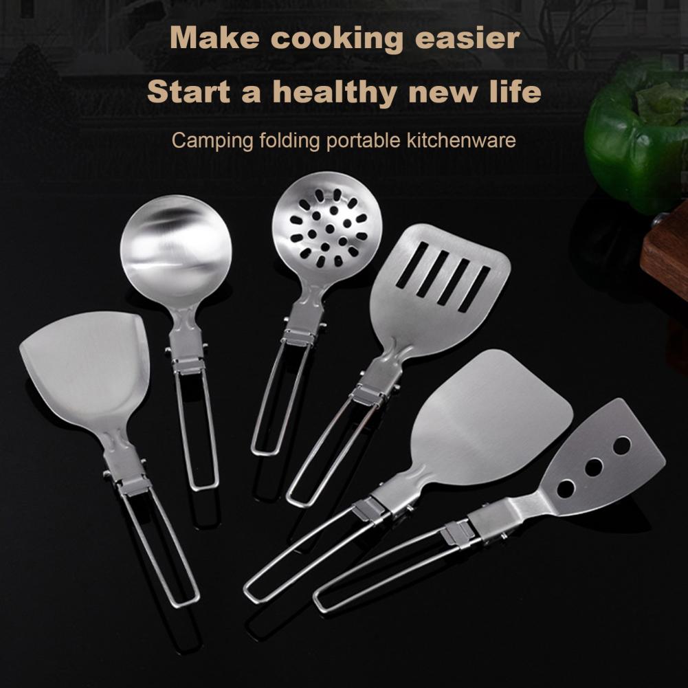 Stainless Steel Camping Spatul - Camping Cooking Set Non Stick review and price