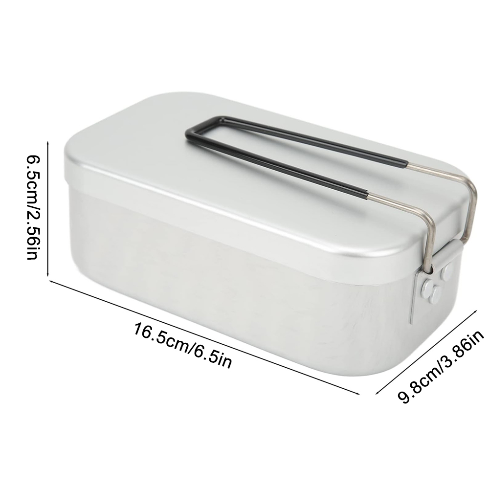 800ML Aluminum Lunch Boxes Out - Camping Cooking Recipes review and price