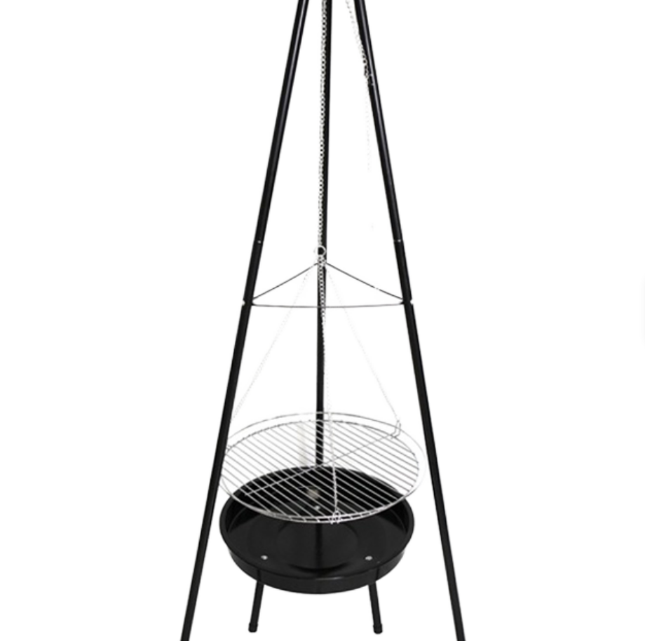 Heavy-Duty Tripod Hanging BBQ  - Camping Cooking Tripod review and price