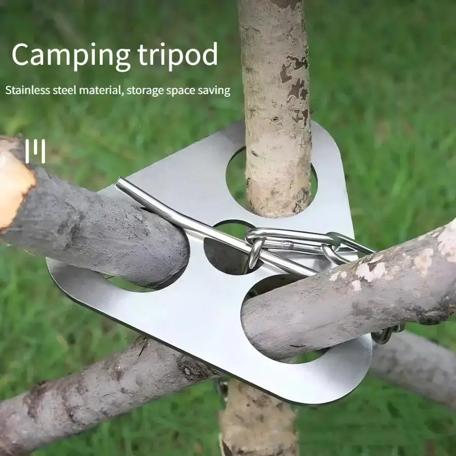 Stainless Steel Portable Campi - Camping Cooking Tripod review and price