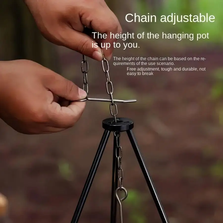 Outdoor Large Bonfire Tripod P - Camping Cooking Tripod review and price