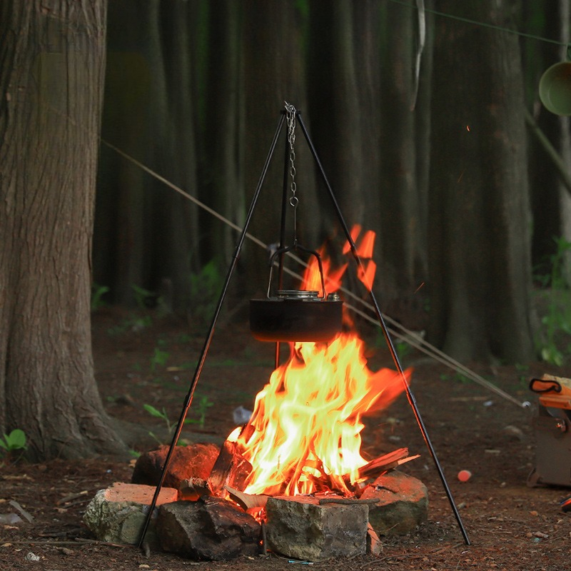 Portable Outdoor Cooking Tripo - Camping Cooking Tripod review and price