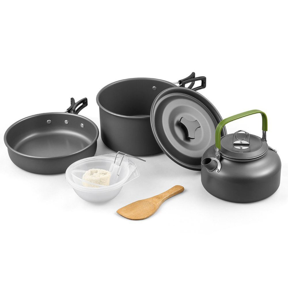 Outdoor camping cookware set a - Camping Cooking Set Non Stick review and price