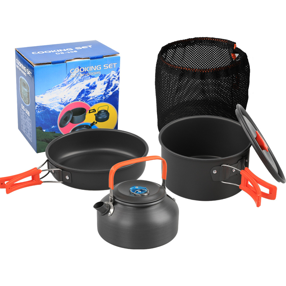 Outdoor camping cookware set a - Camping Cooking Set Non Stick review and price