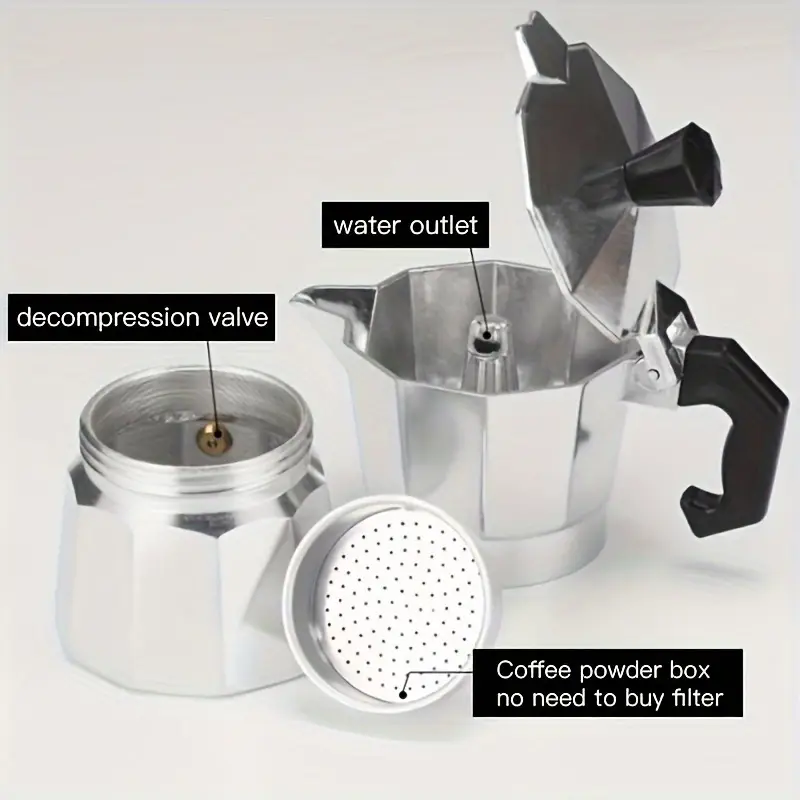 Classic Aluminum Moka Pot 50-3 - Camping Cooking Gear review and price