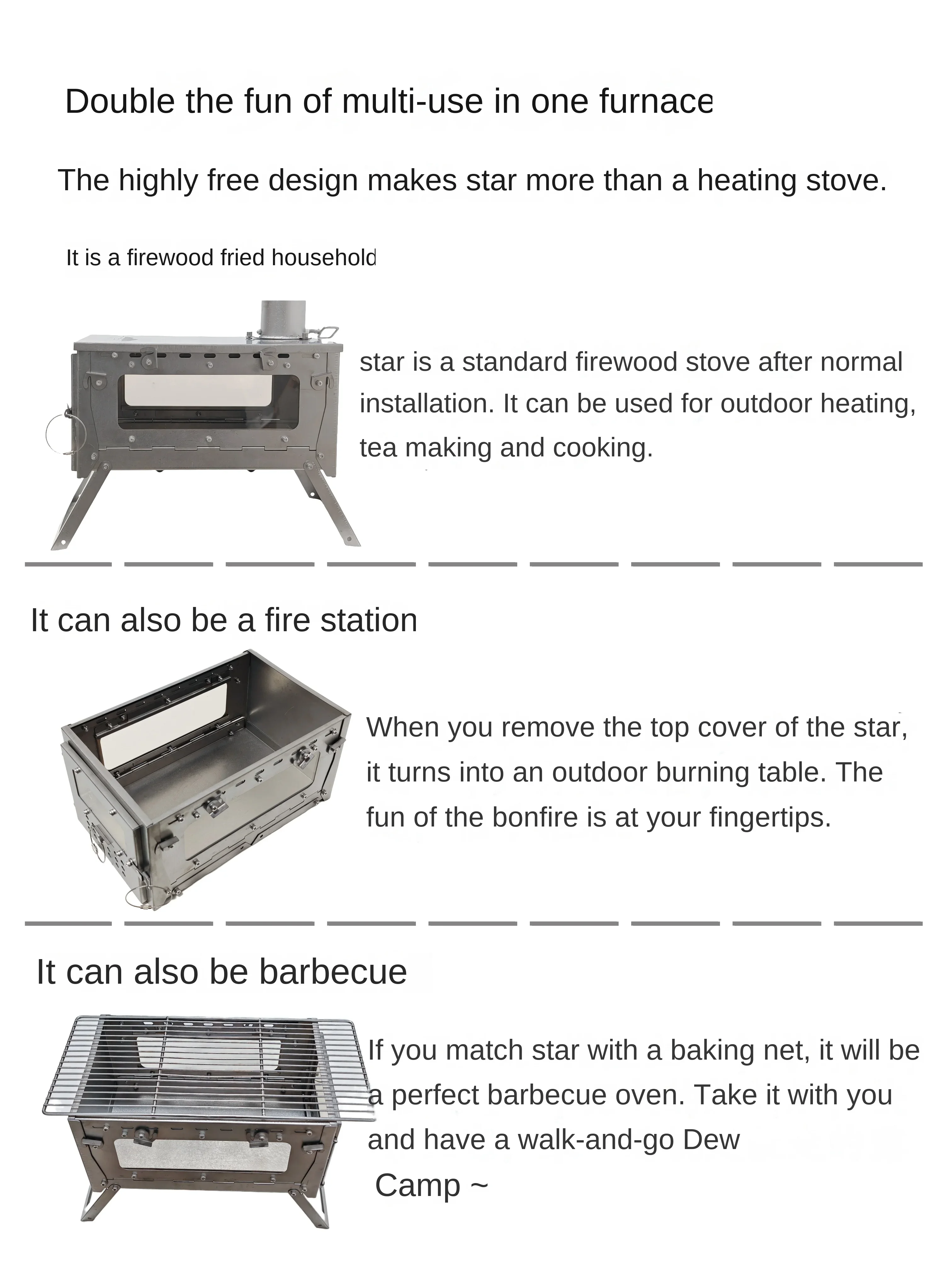 WT Star Ti Titanium Alloy Fold - Camping Cooking Equipment Gas review and price
