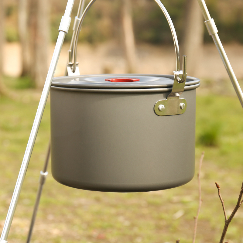 4L Camping Hanging Pots Campin - Camping Cooking Tripod review and price