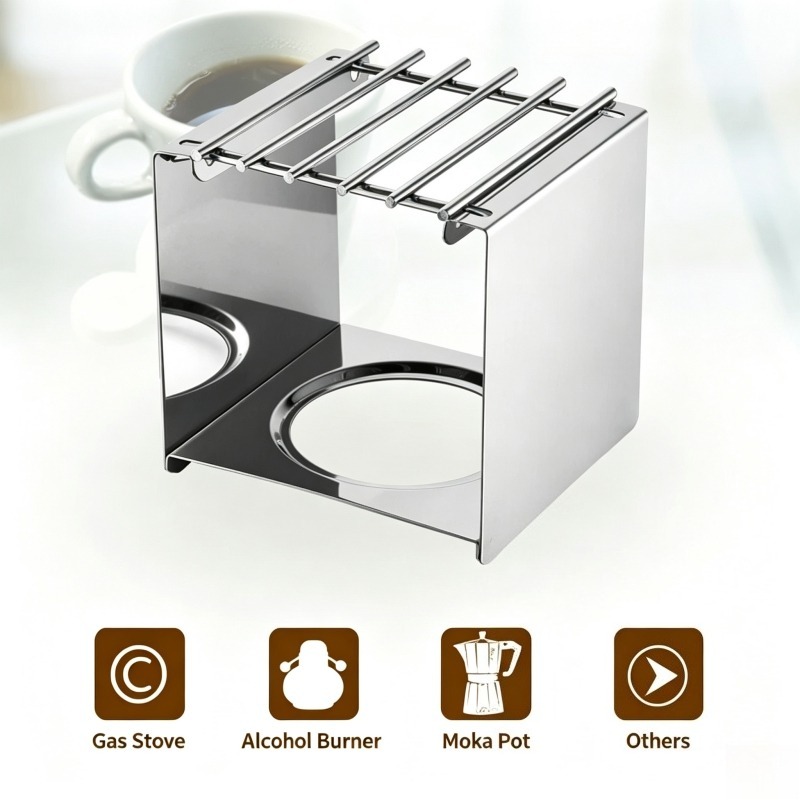 Stainless Steel Square Coffee  - Camping Cooking Gear review and price