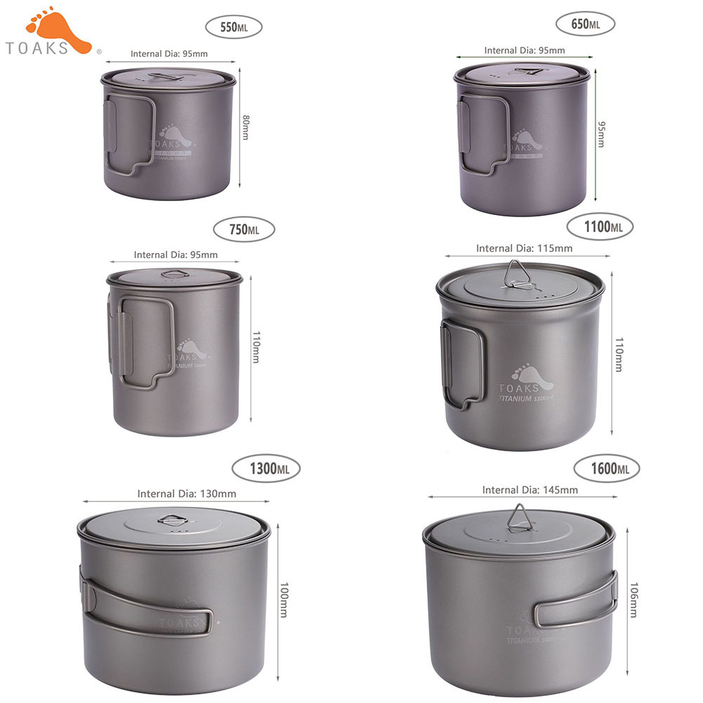 TOAKS Outdoor Camping 3 in1 Ti - Camping Cooking Gear review and price