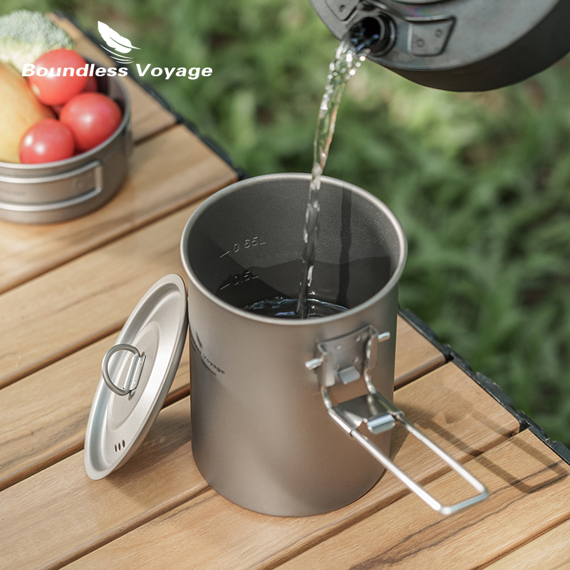 Boundless Voyage 900ml Titaniu - Camping Cooking Pot With Lid review and price