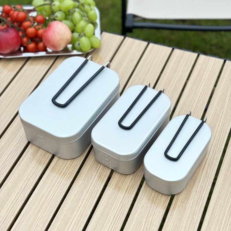 1PC Outdoor Aluminum Lunch Box - Camping Cooking Rice review and price