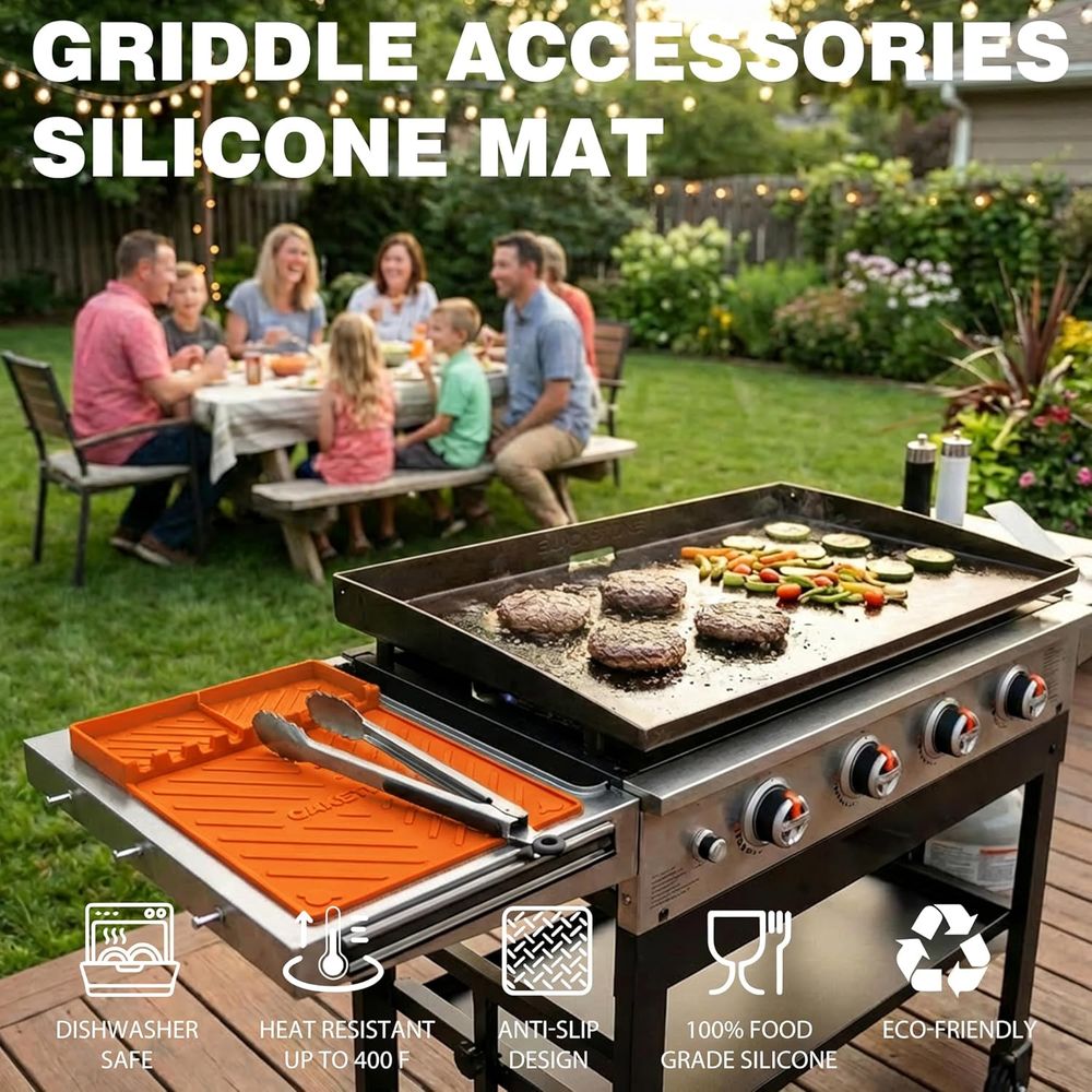 Silicone Grill Mats or Griddle - Camping Cooking Kitchen review and price