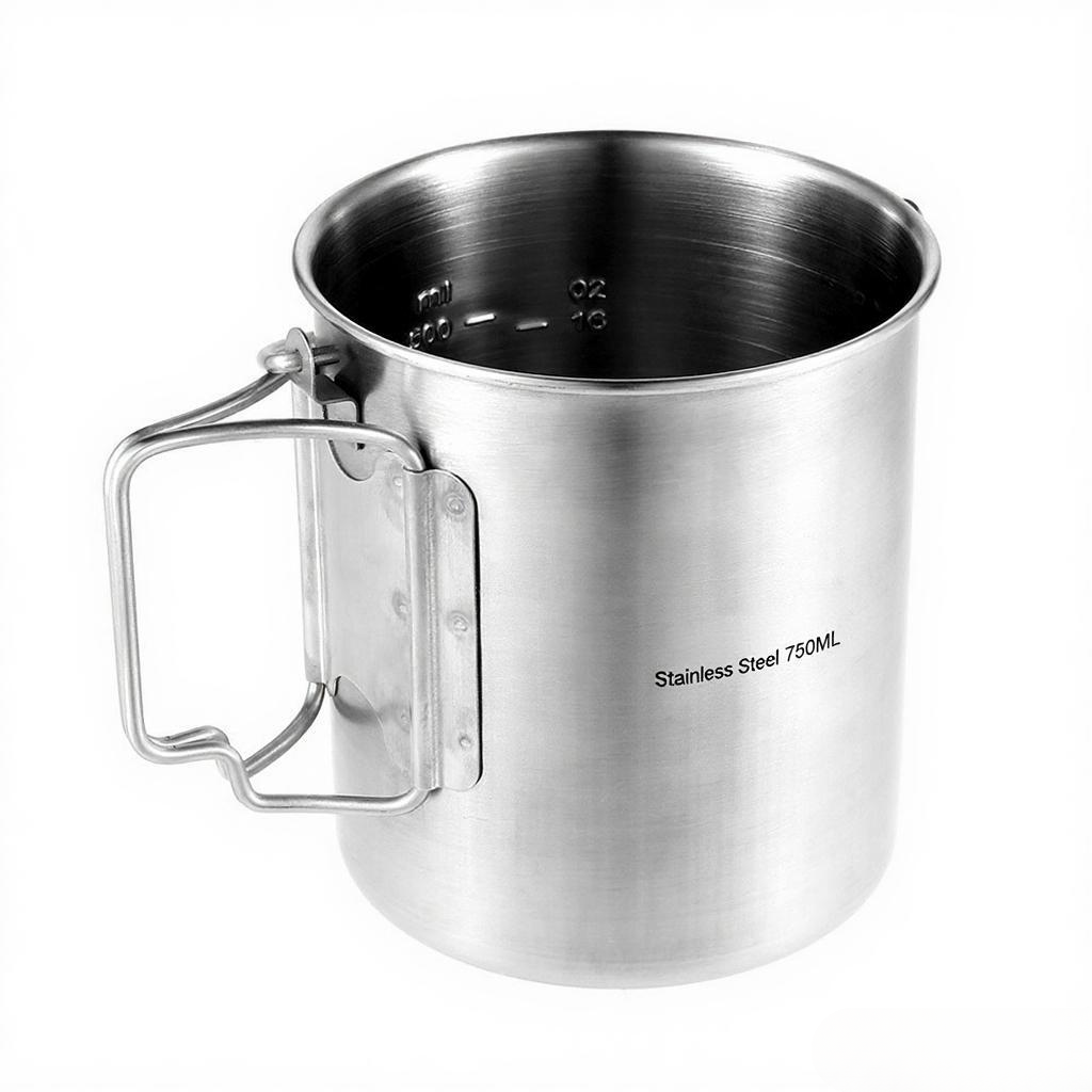 750ml Stainless Steel Pot Port - Camping Cooking Pot With Lid review and price