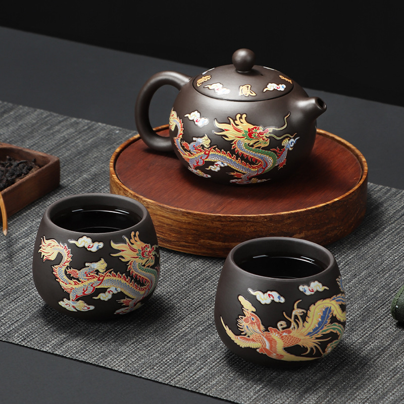 135-350ml Dragon Teapot Chines - Camping Cooking Gear review and price