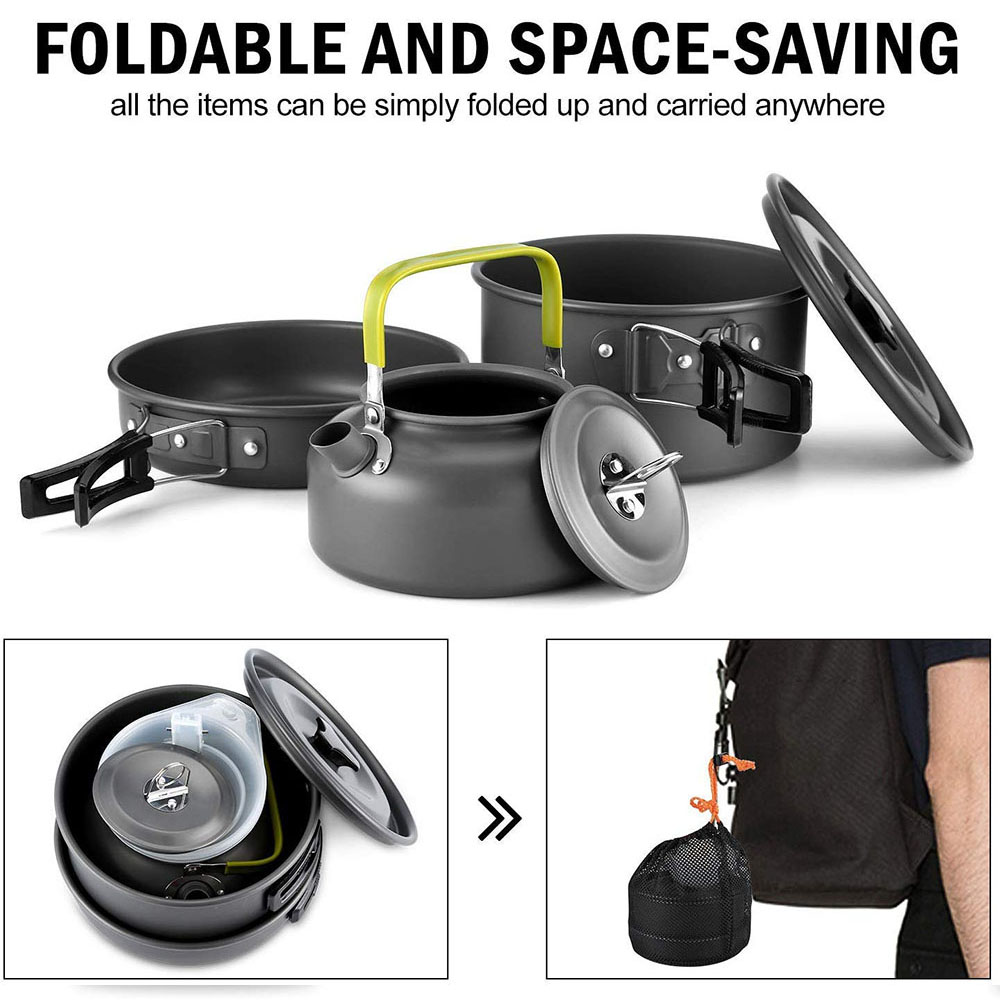 Outdoor Camping Cookware Set M - Camping Cooking Gear review and price