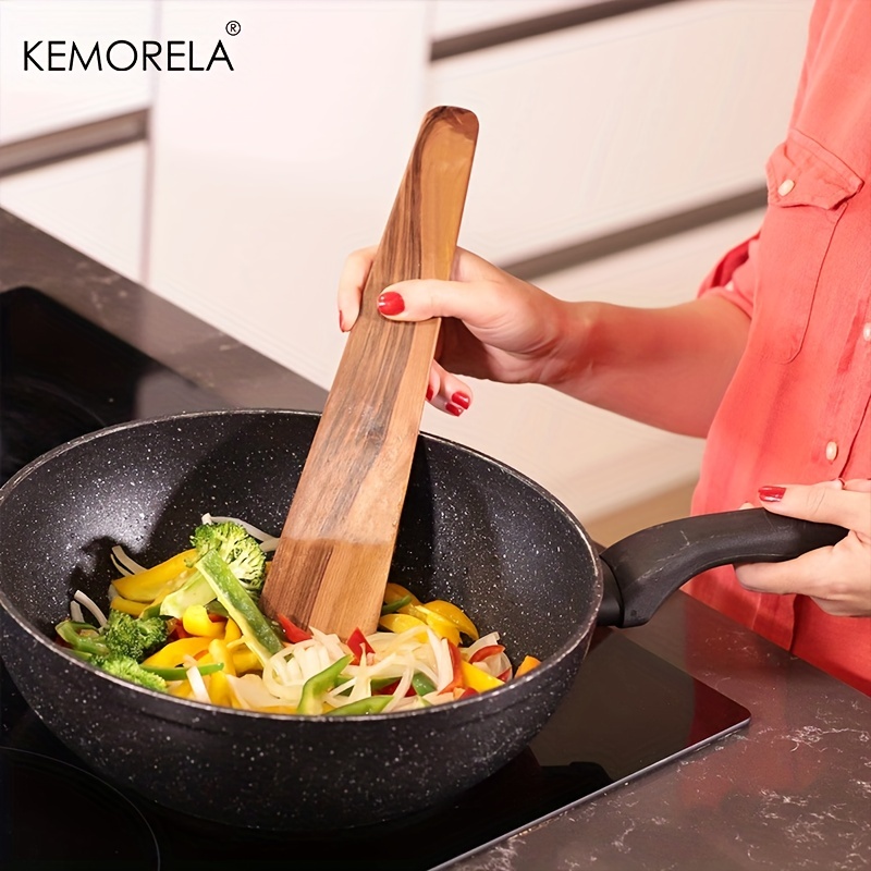 1PCS Teak Wood Tableware Spatu - Camping Cooking Recipes review and price