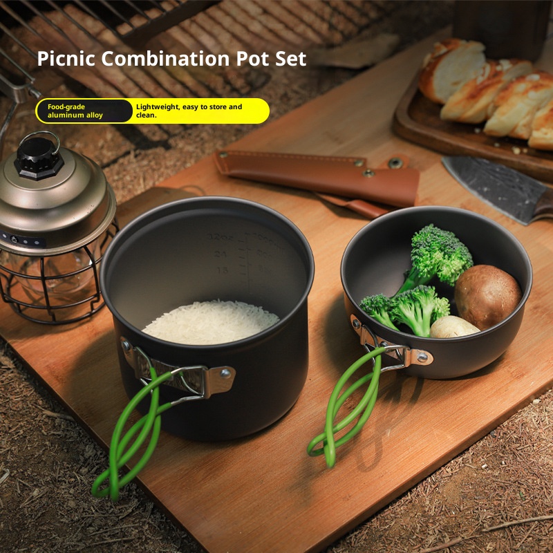 Camping Cookware Set, Ultra Li - Camping Cooking Set Compact review and price