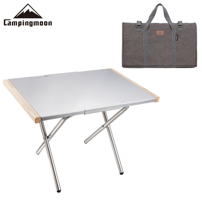 Outdoor Portable Stainless Ste - Camping Cooking Table With Storage review and price